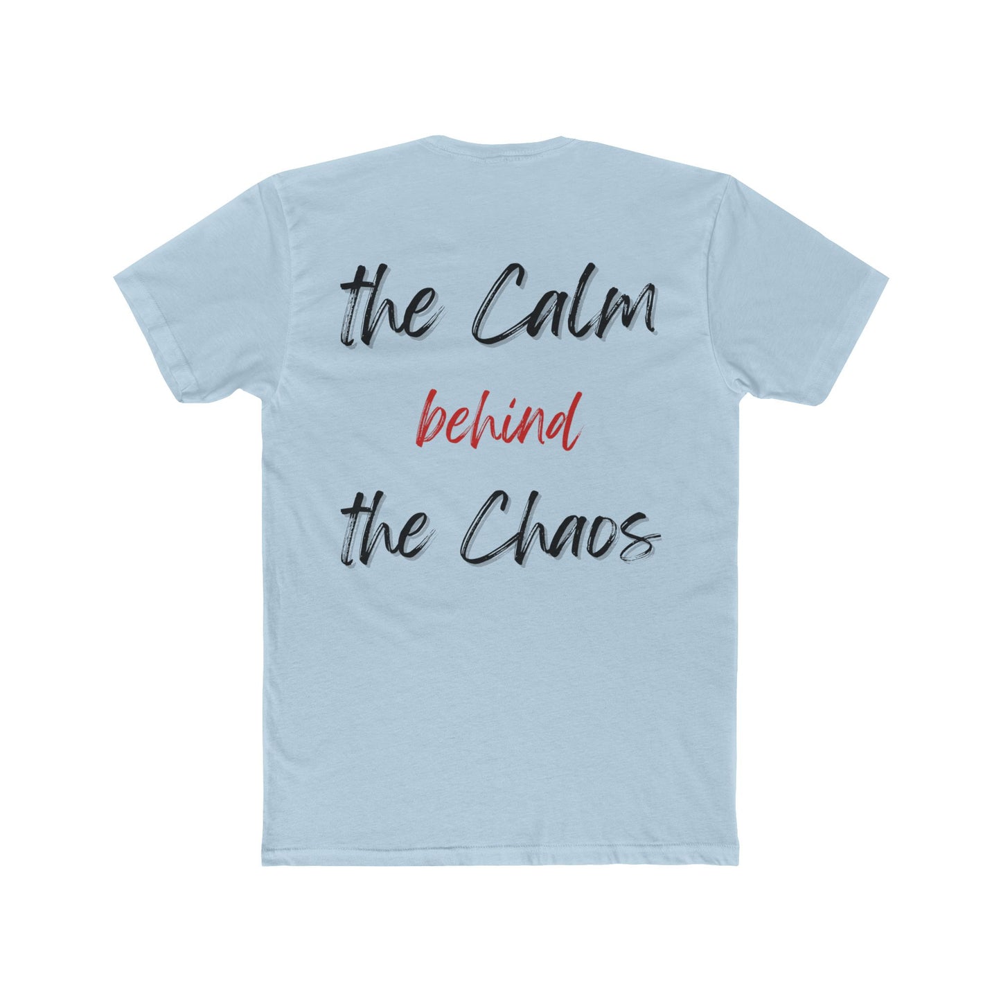 Calm Behind the Chaos – Thin Red Line Bow Tee