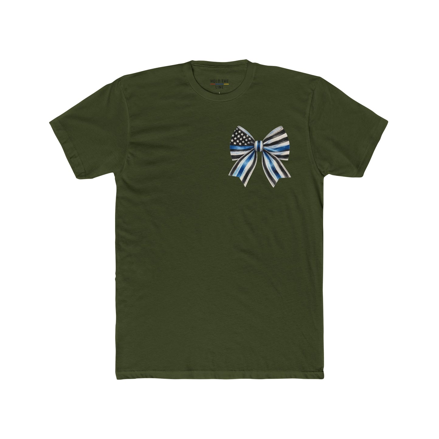 Calm Behind the Chaos – Next Level Thin Blue Line Bow Tee