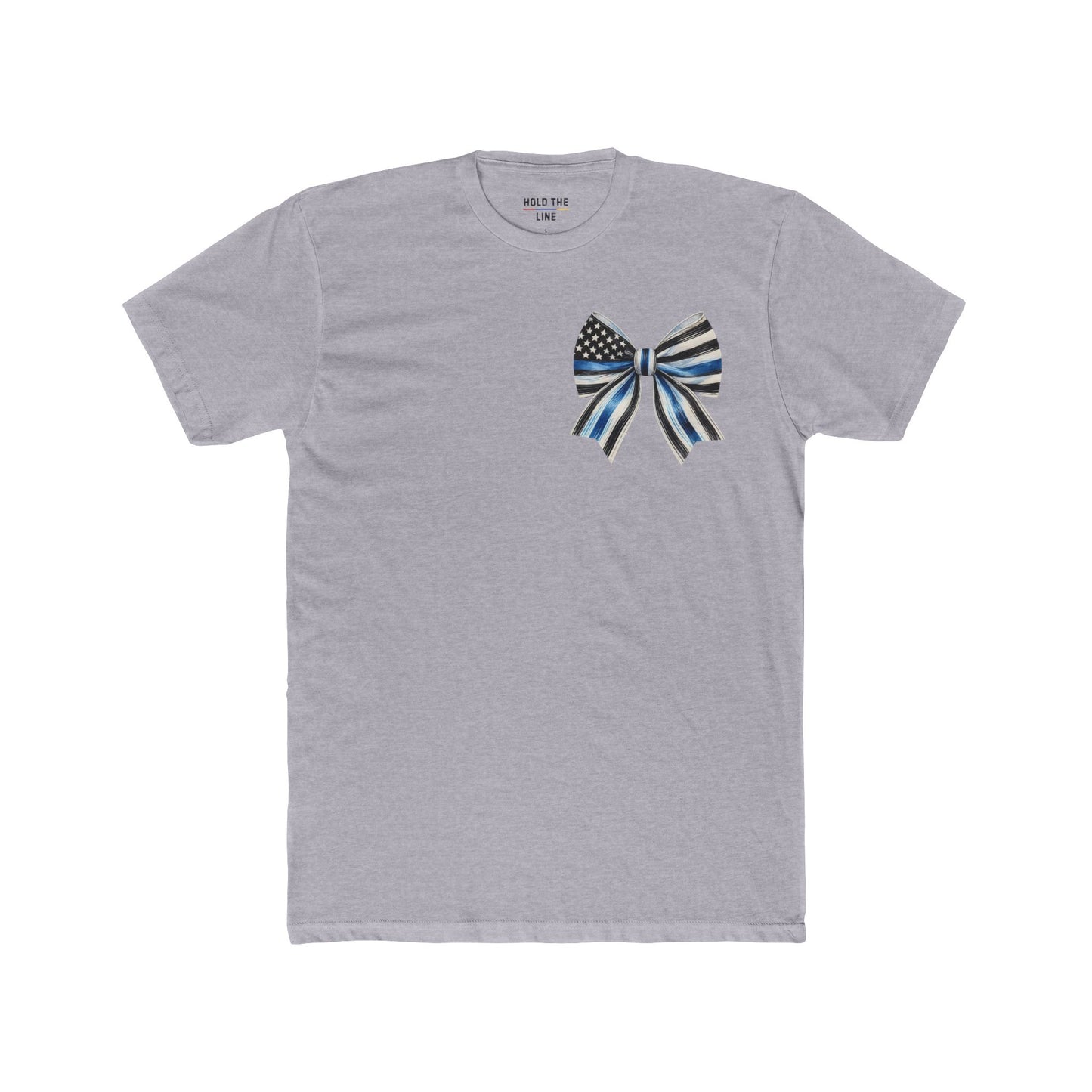 Calm Behind the Chaos – Thin Blue Line Bow Tee