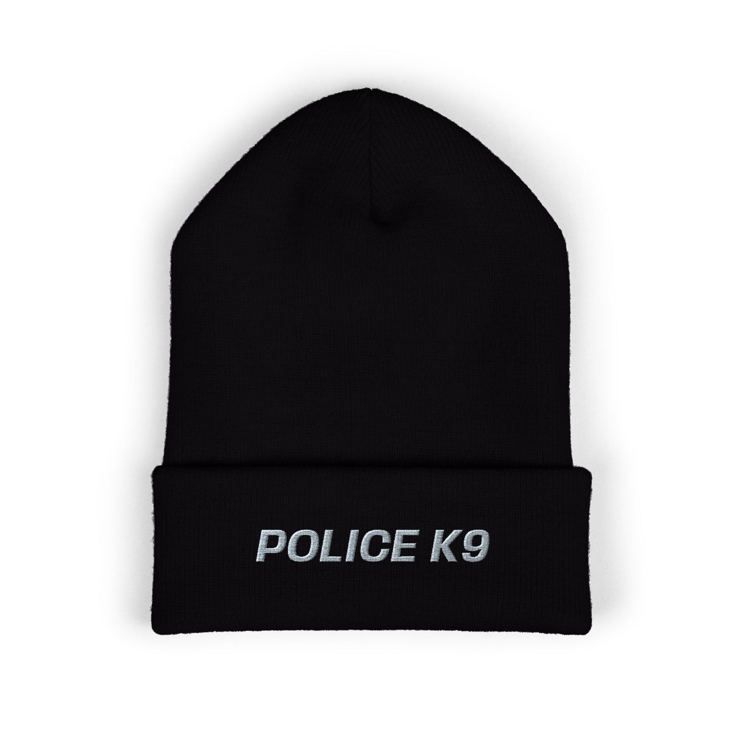 Police K9 Gray Text Beanie
