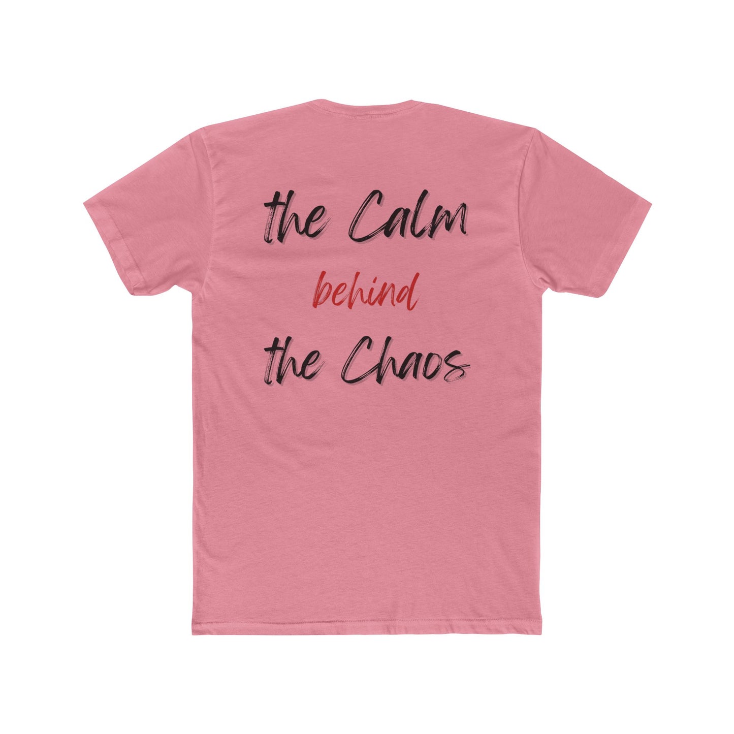 Calm Behind the Chaos – Thin Red Line Bow Tee