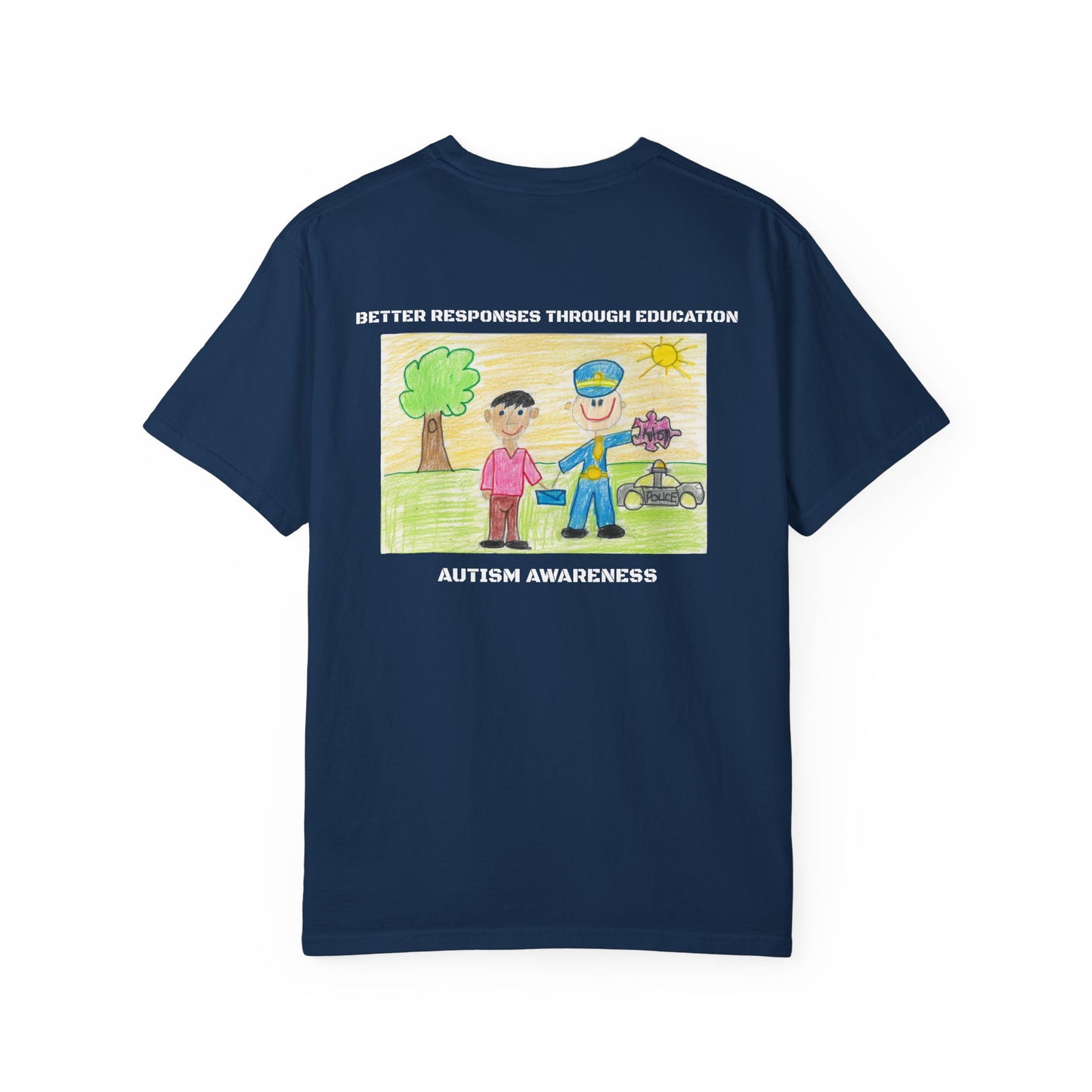 Autism Awareness - Better Response Through Education - Comfort Colors Shirt