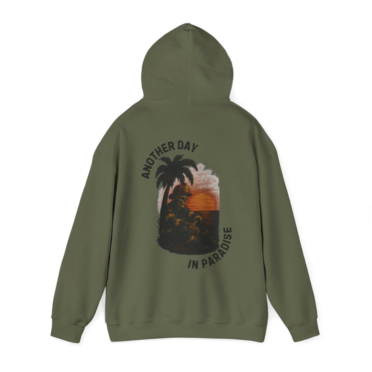 Another Day In Paradise - Firefighter Hoodie