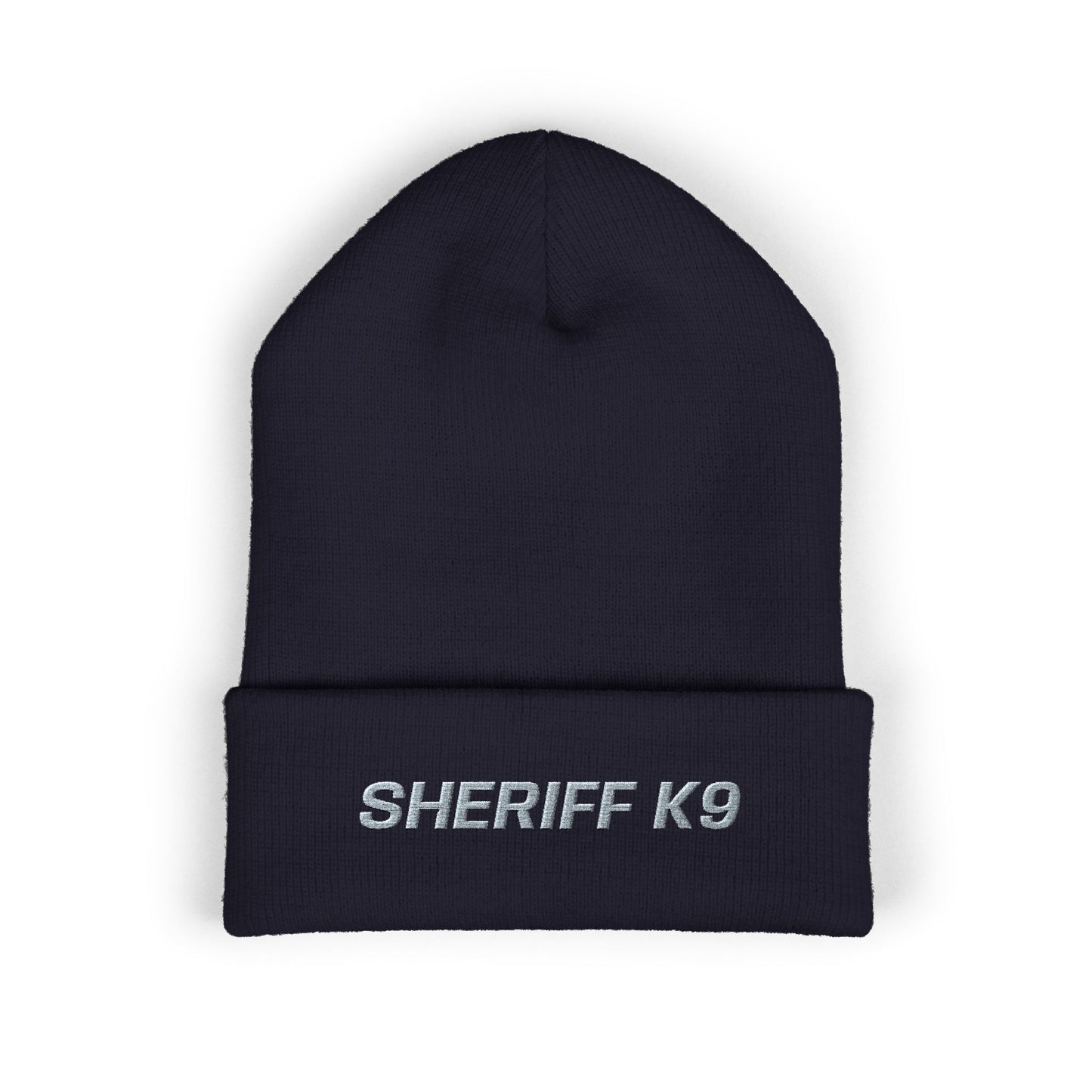 SHERIFF K9 Gray Text Beanie