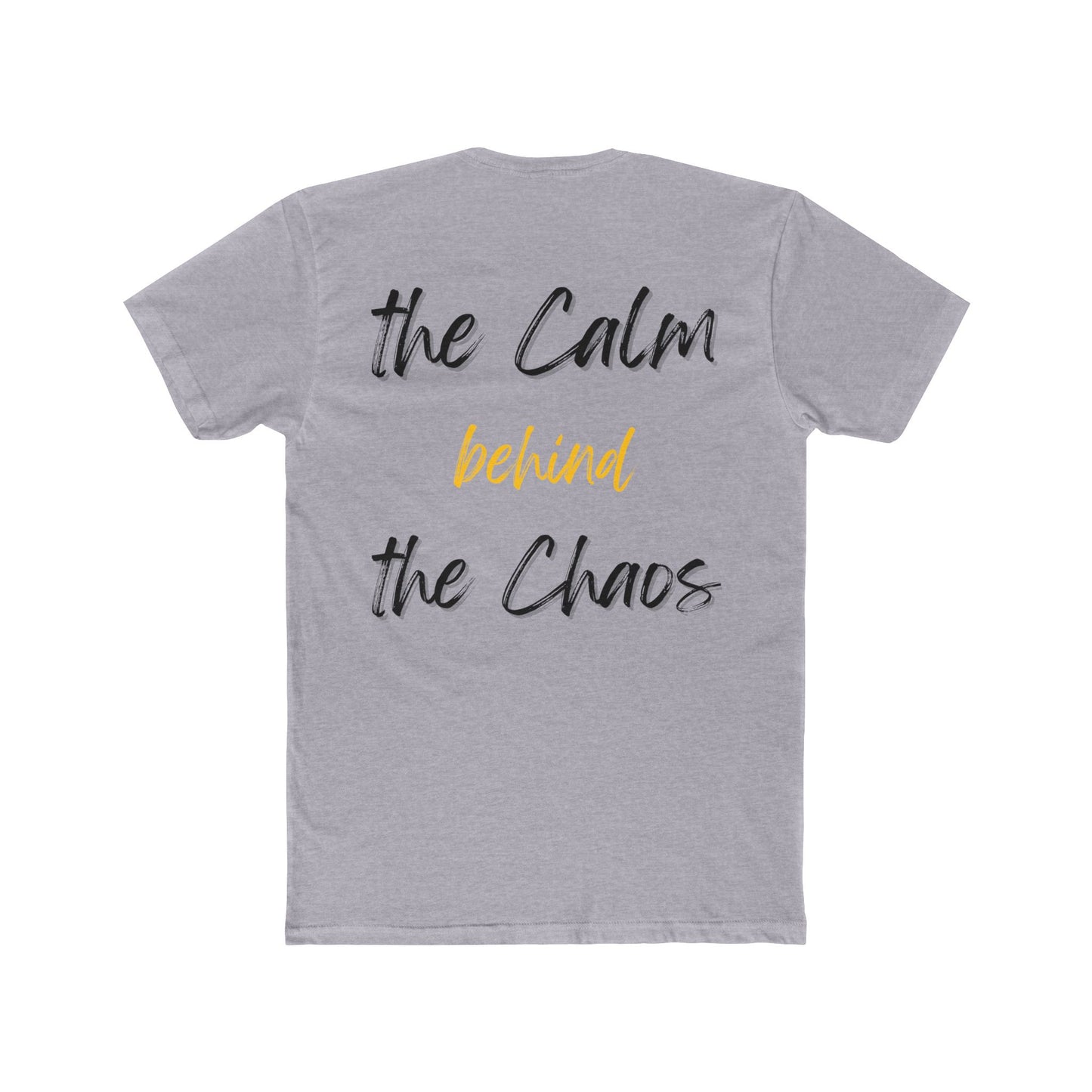 Calm Behind the Chaos – Next Level Thin Gold Line Bow Tee
