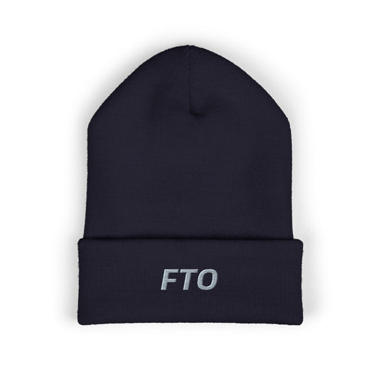FTO Gray Text Beanie