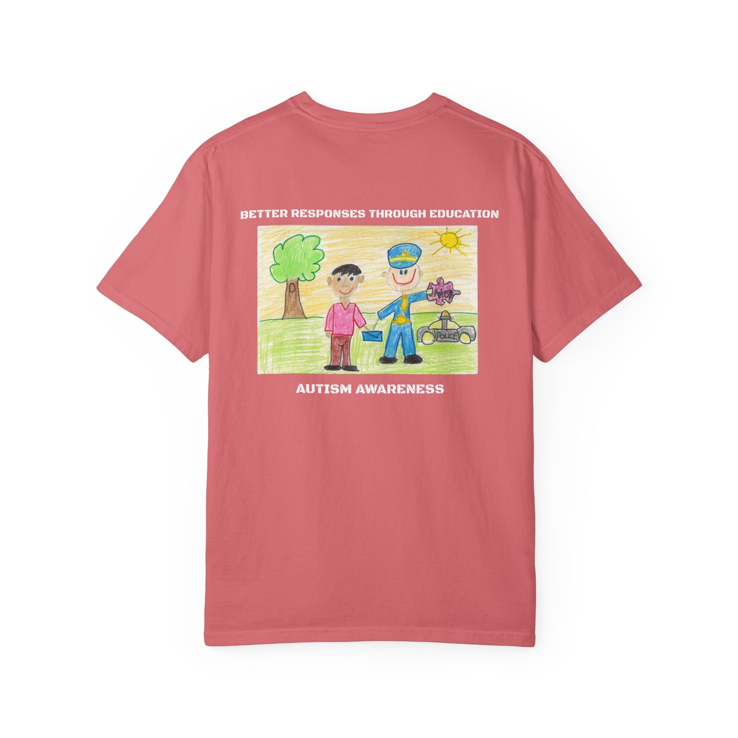 Autism Awareness - Better Response Through Education - Comfort Colors Shirt