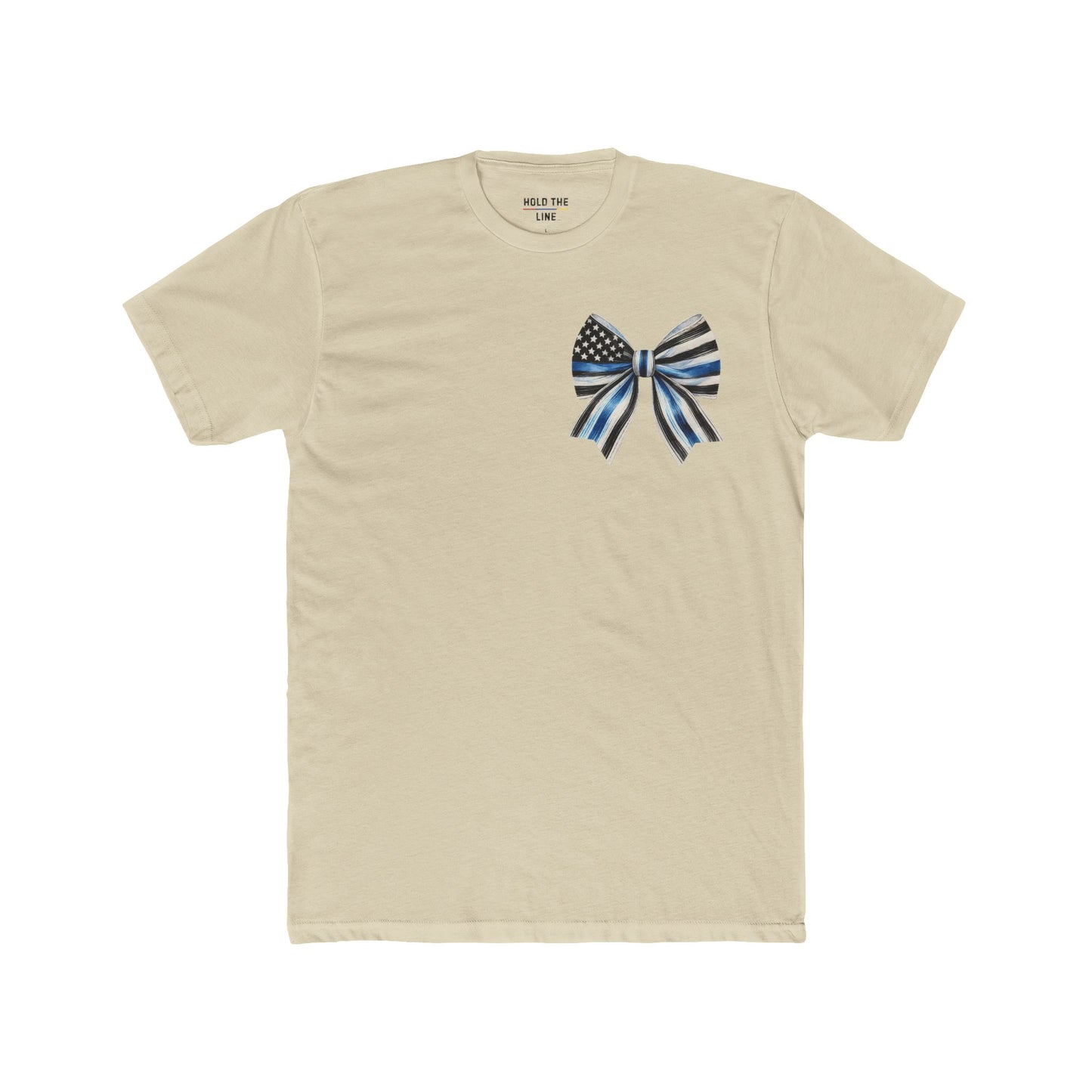 Calm Behind the Chaos – Next Level Thin Blue Line Bow Tee
