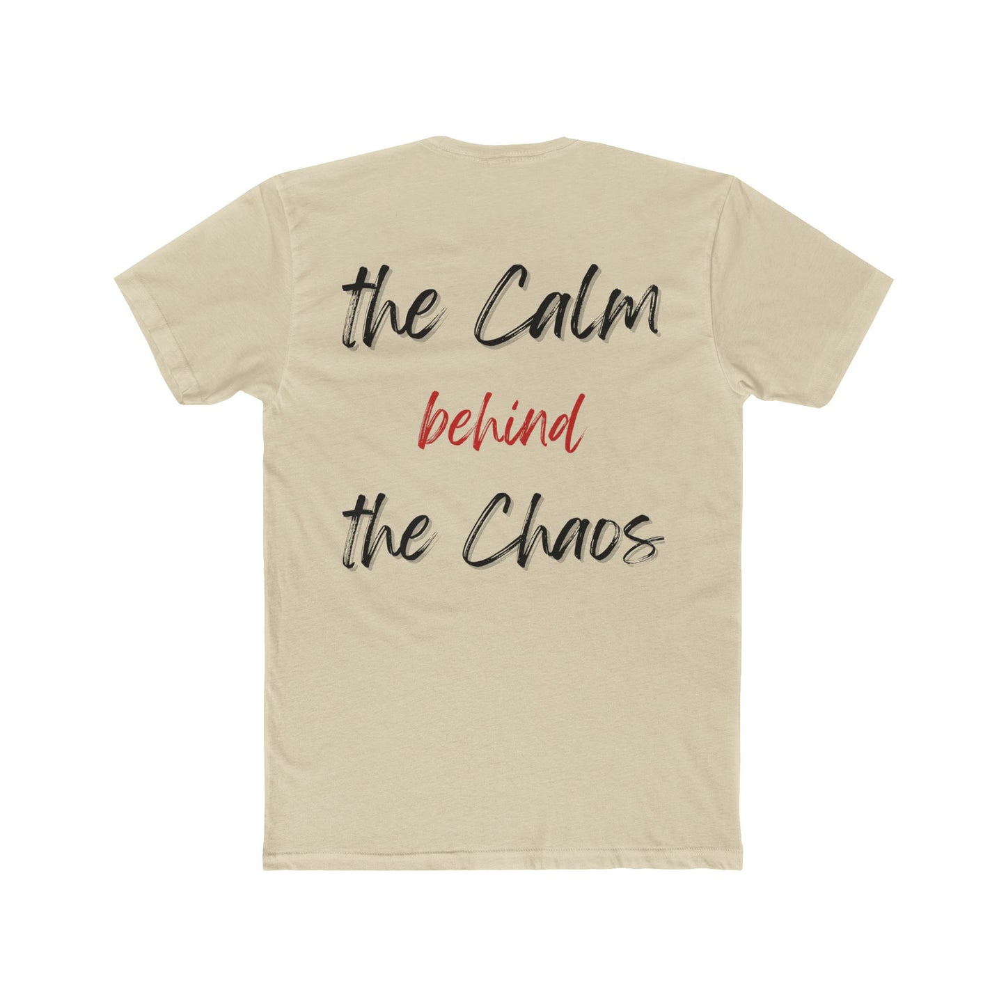 Calm Behind the Chaos – Thin Red Line Bow Tee