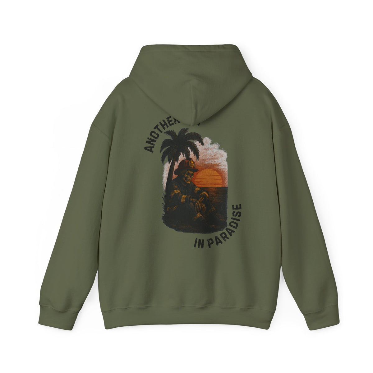Another Day In Paradise - Firefighter Hoodie