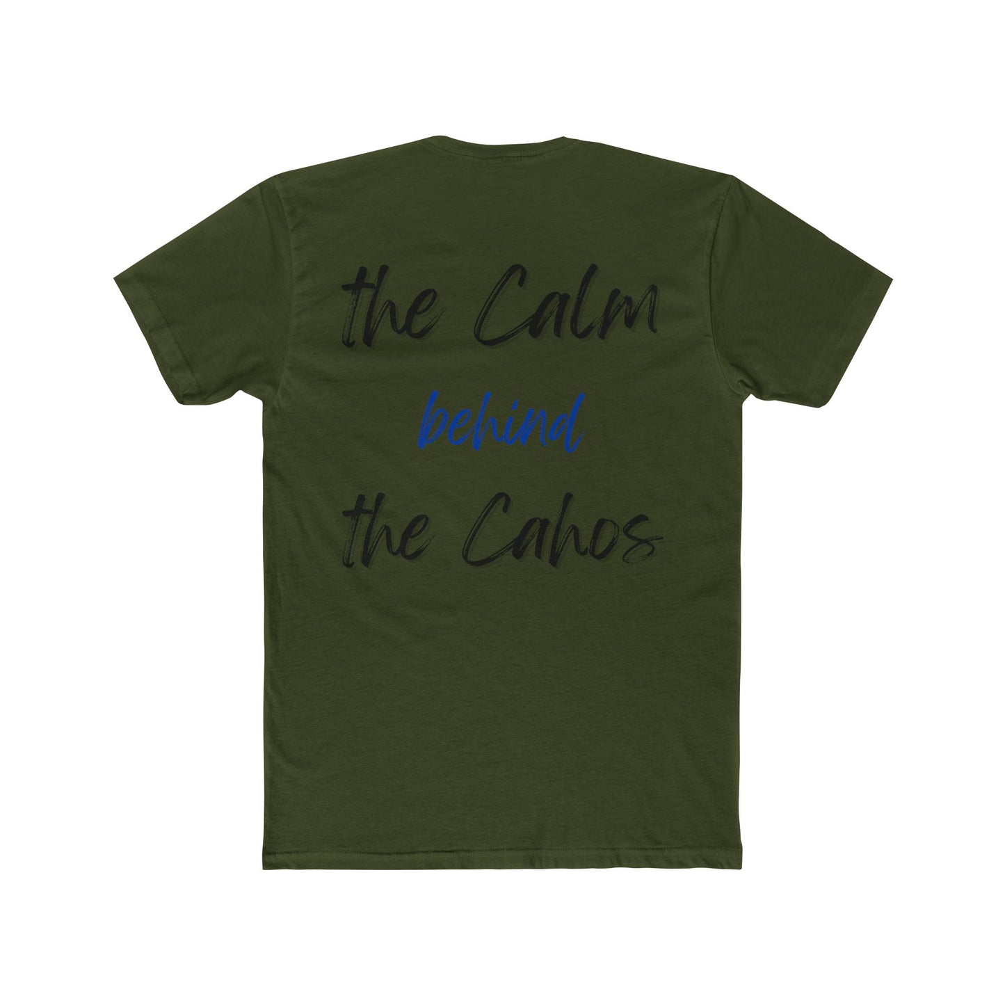 Calm Behind the Chaos – Thin Blue Line Bow Tee