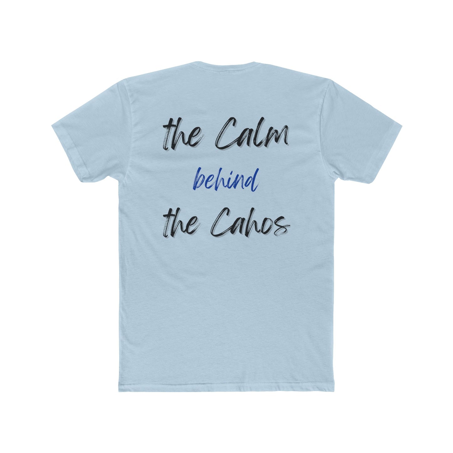 Calm Behind the Chaos – Thin Blue Line Bow Tee