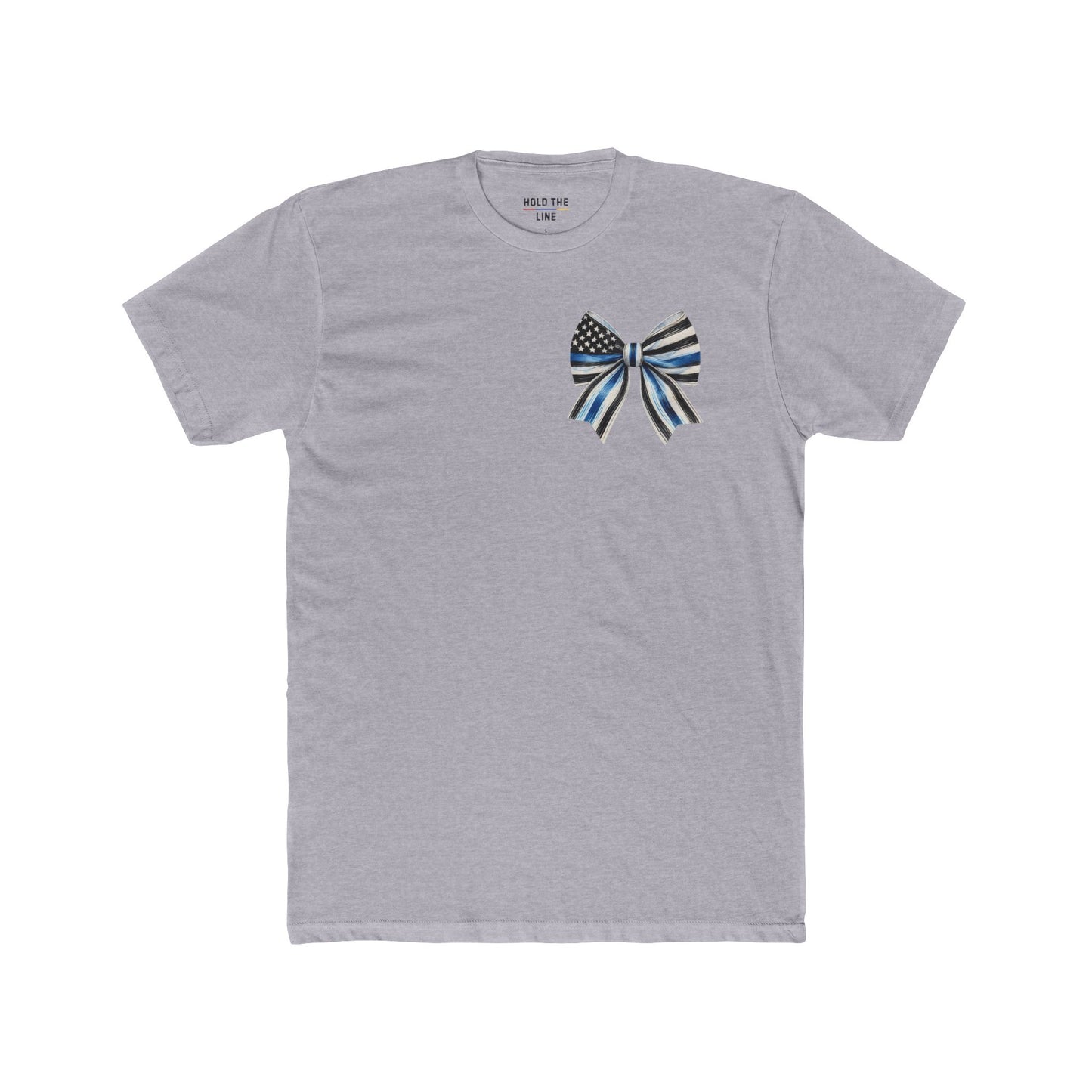 Calm Behind the Chaos – Thin Blue Line Bow Tee