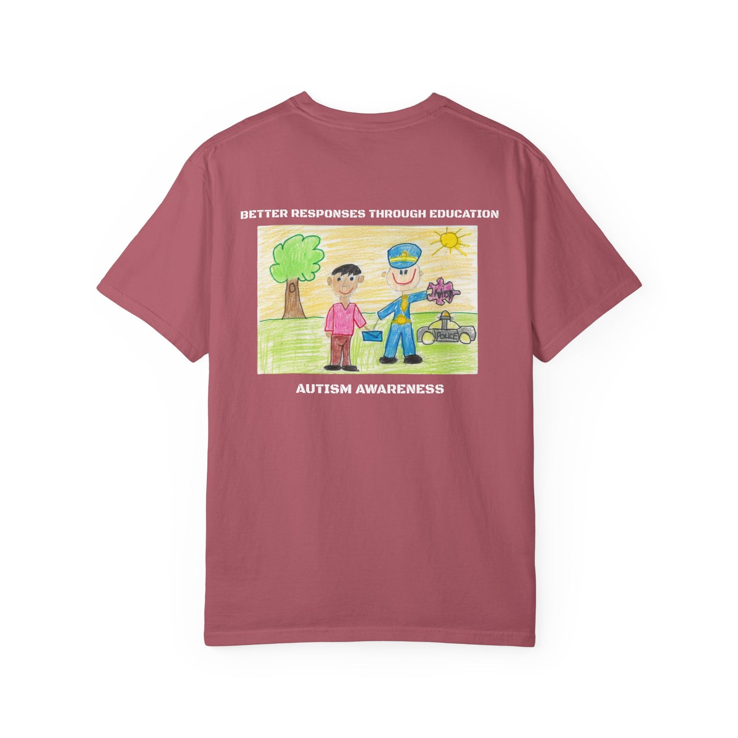 Autism Awareness - Better Response Through Education - Comfort Colors Shirt
