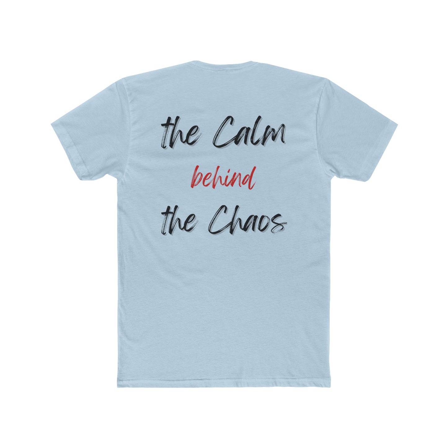Calm Behind the Chaos – Thin Red Line Bow Tee