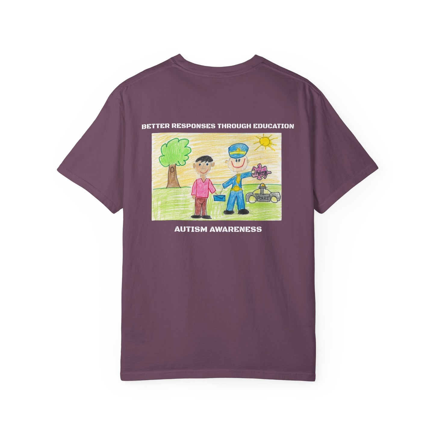 Autism Awareness - Better Response Through Education - Comfort Colors Shirt
