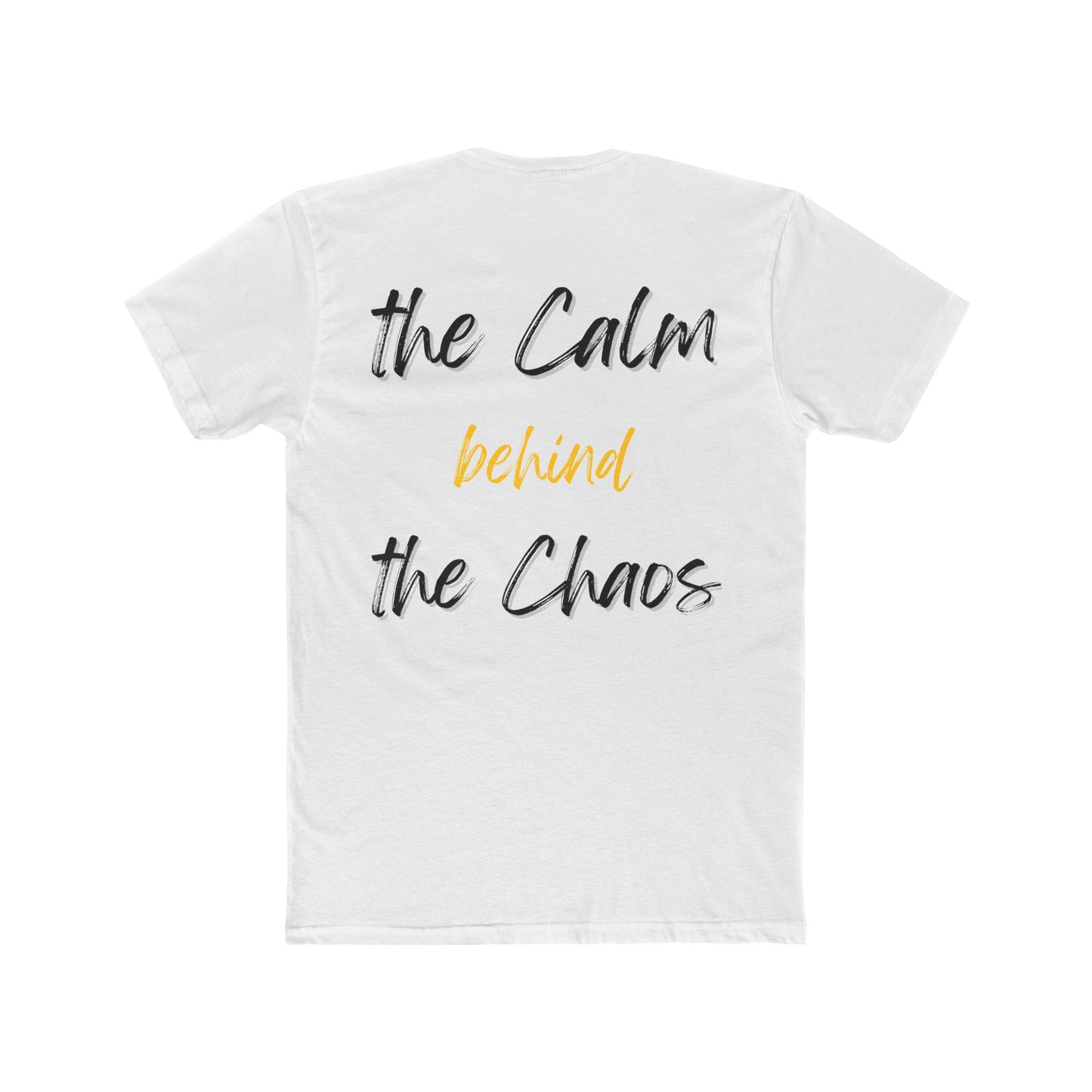 Calm Behind the Chaos – Next Level Thin Gold Line Bow Tee