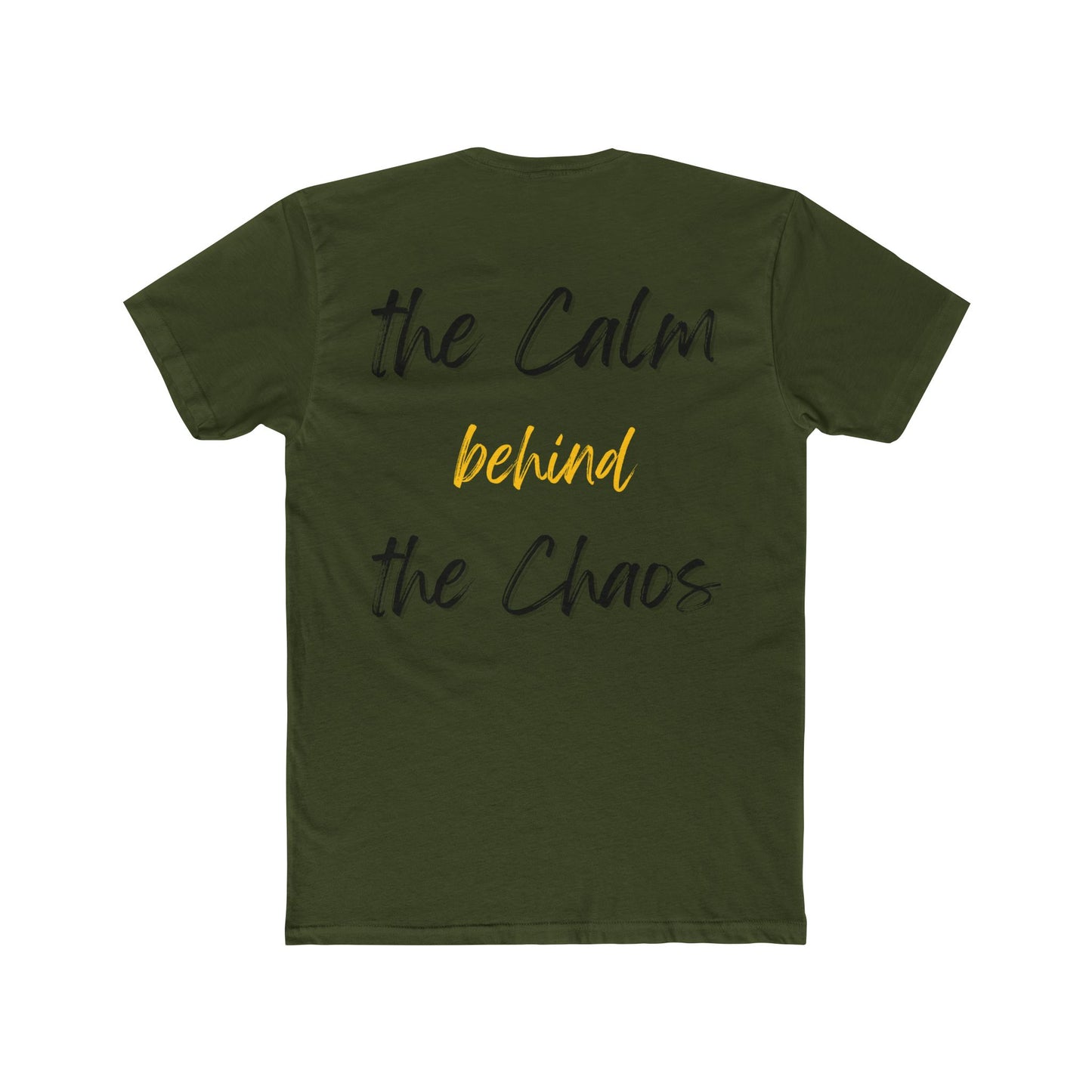 Calm Behind the Chaos – Next Level Thin Gold Line Bow Tee