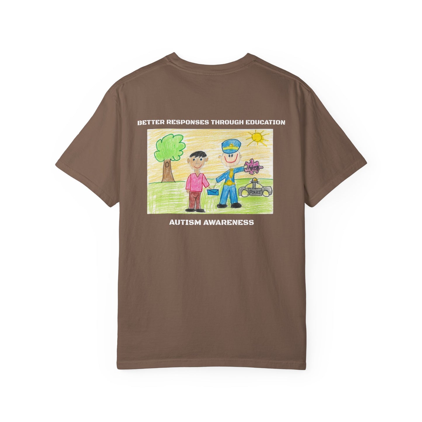 Autism Awareness - Better Response Through Education - Comfort Colors Shirt