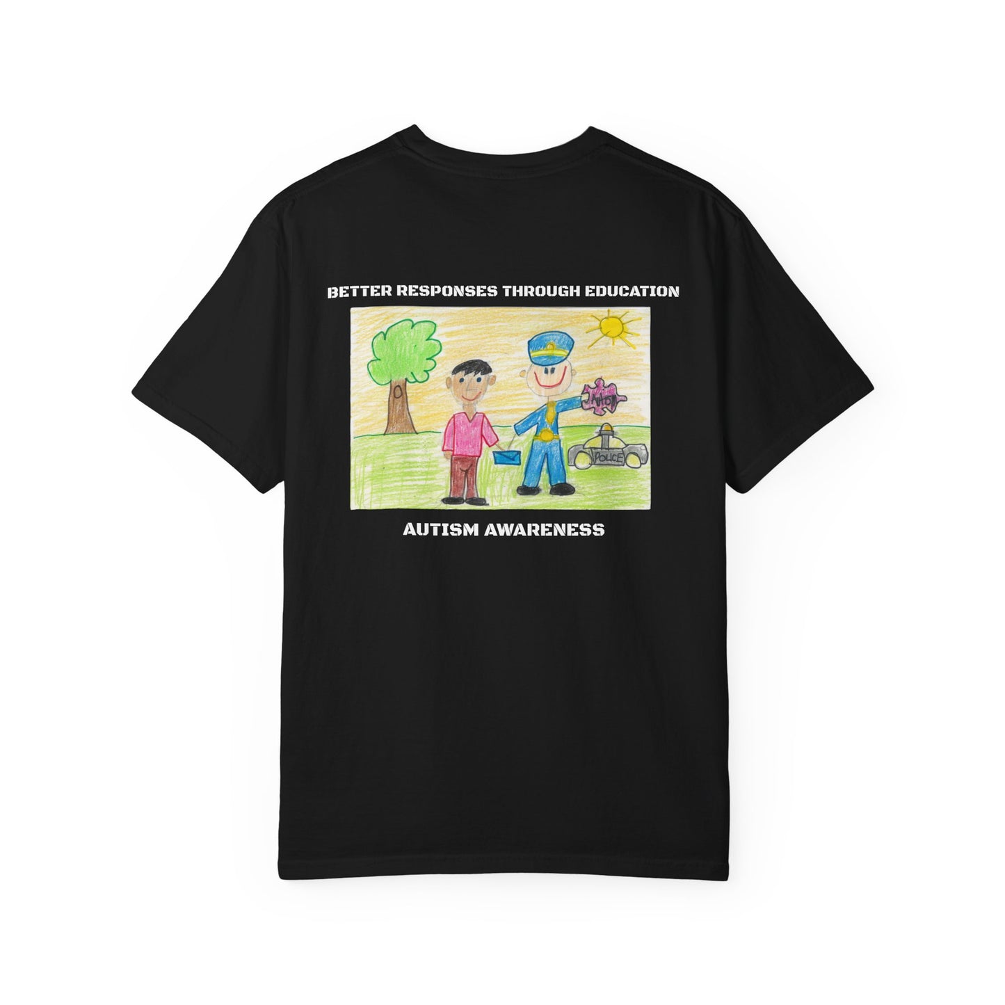 Autism Awareness - Better Response Through Education - Comfort Colors Shirt