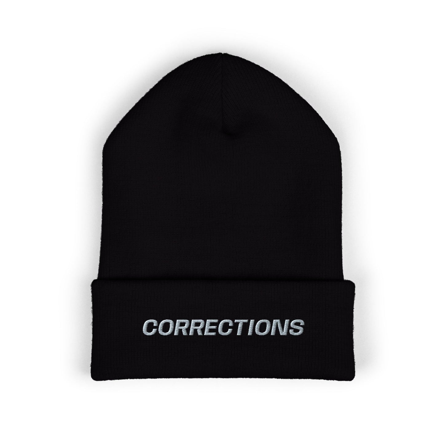 Corrections Gray Text Beanie