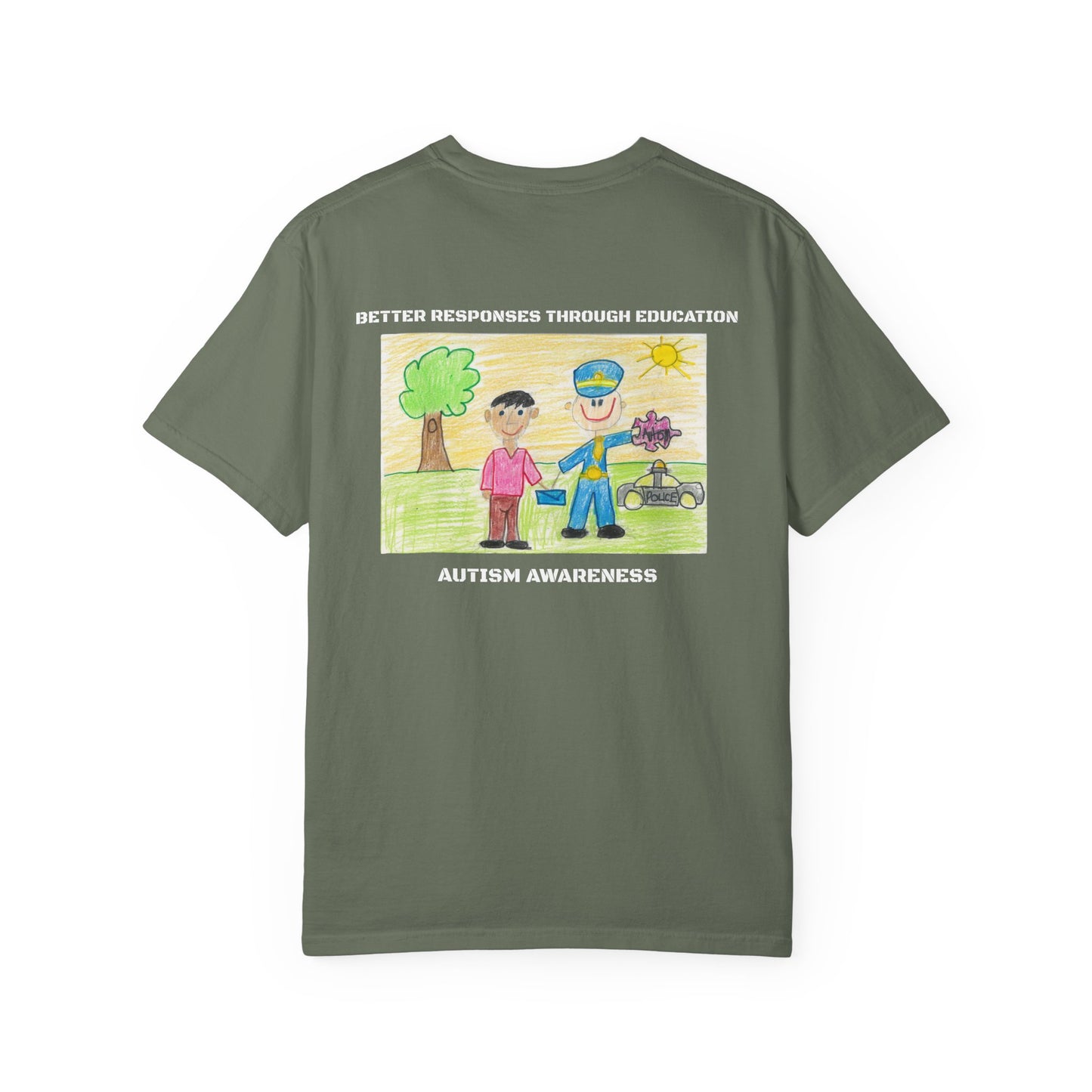 Autism Awareness - Better Response Through Education - Comfort Colors Shirt