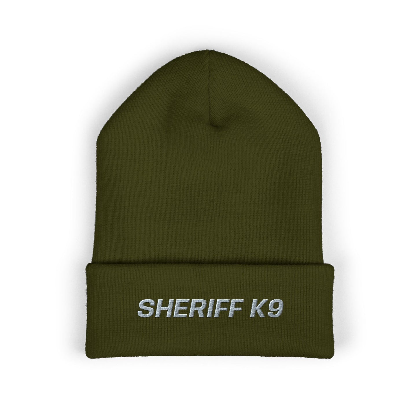 SHERIFF K9 Gray Text Beanie