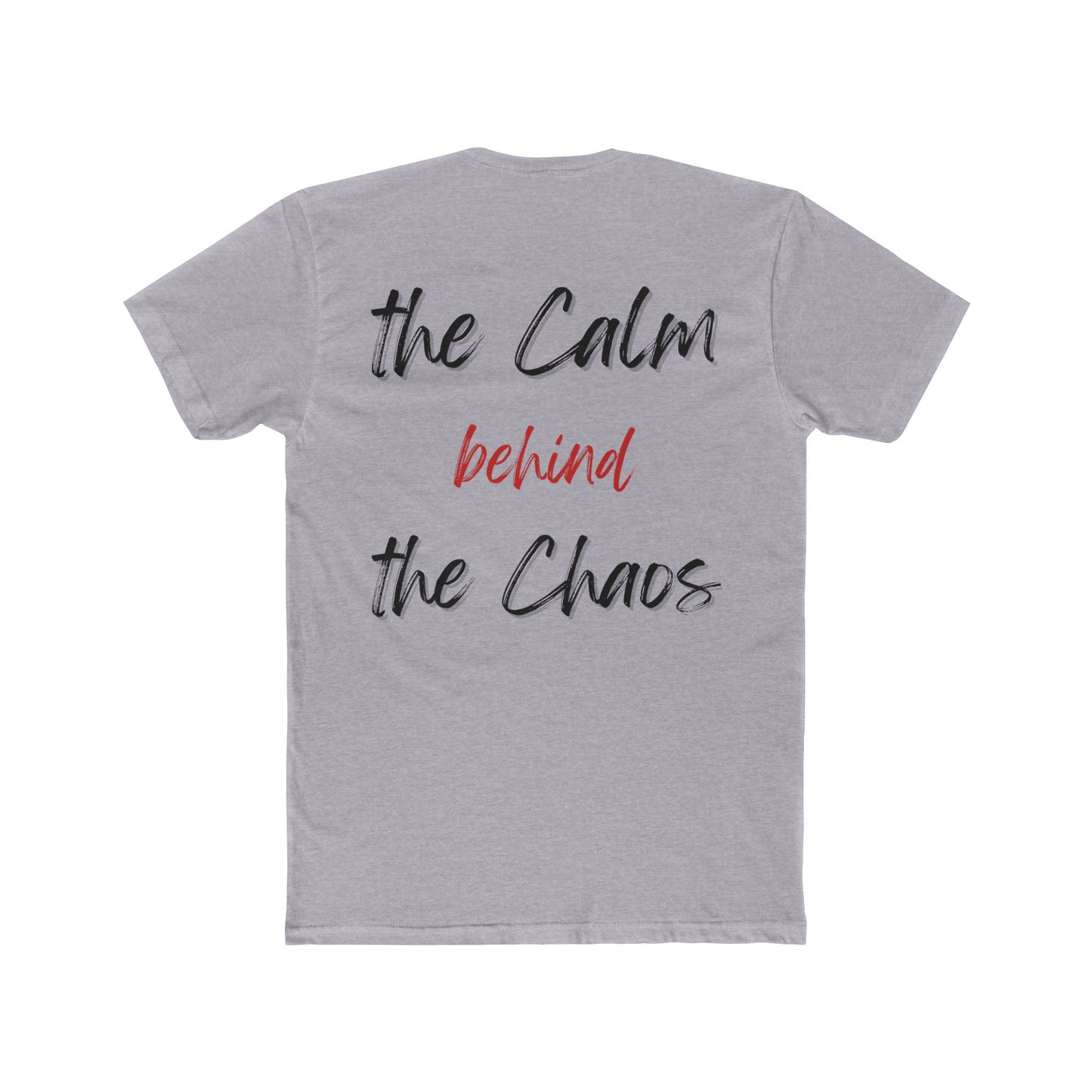 Calm Behind the Chaos – Thin Red Line Bow Tee