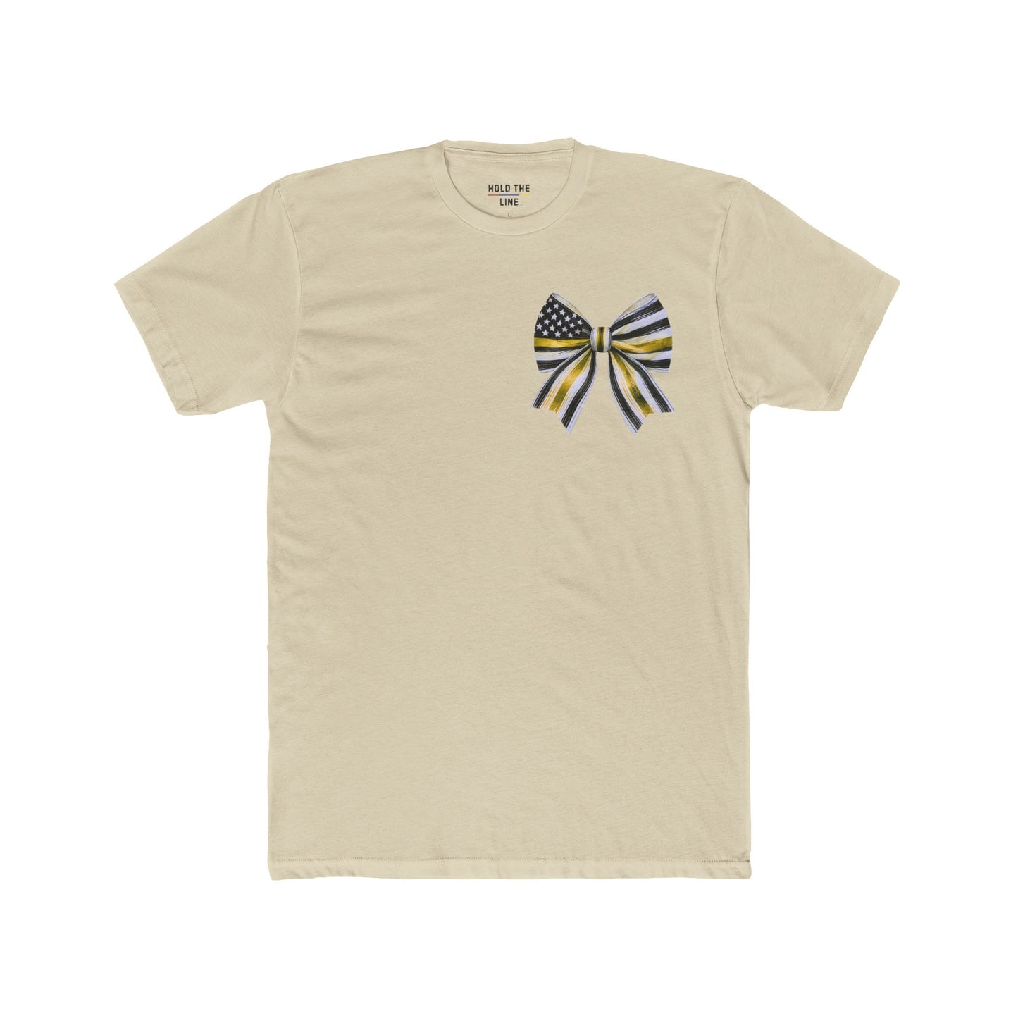 Calm Behind the Chaos – Next Level Thin Gold Line Bow Tee