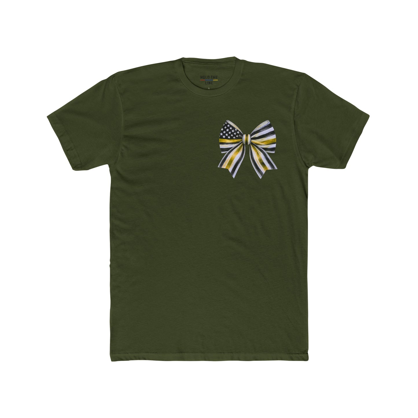Calm Behind the Chaos – Next Level Thin Gold Line Bow Tee