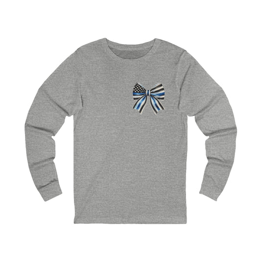 Thin Blue Line Bow Long Sleeve