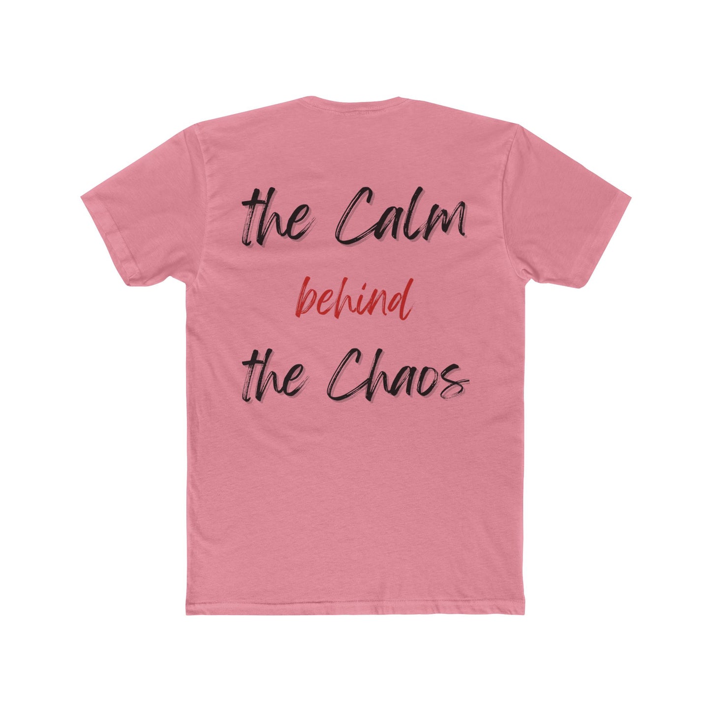 Calm Behind the Chaos – Thin Red Line Bow Tee