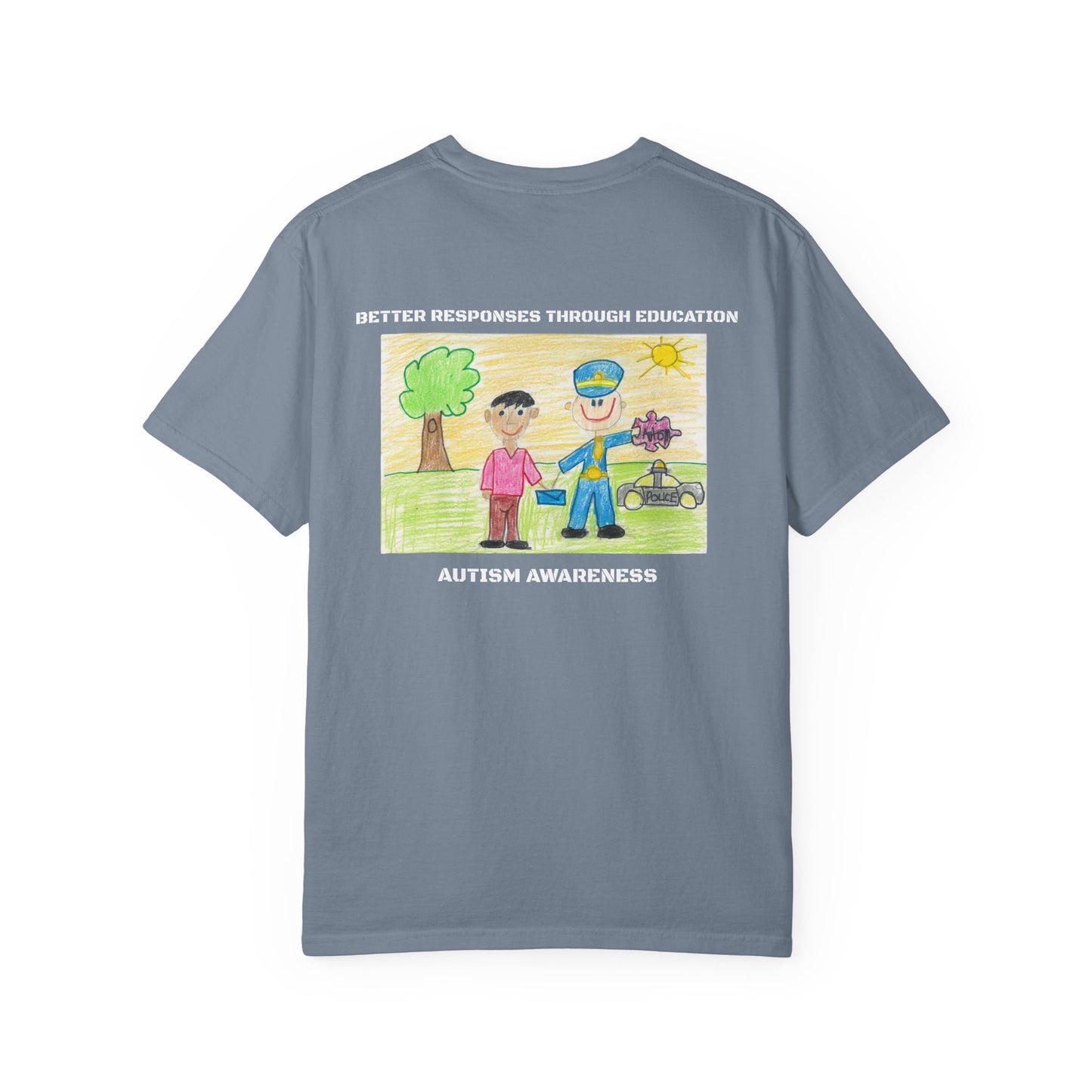 Autism Awareness - Better Response Through Education - Comfort Colors Shirt