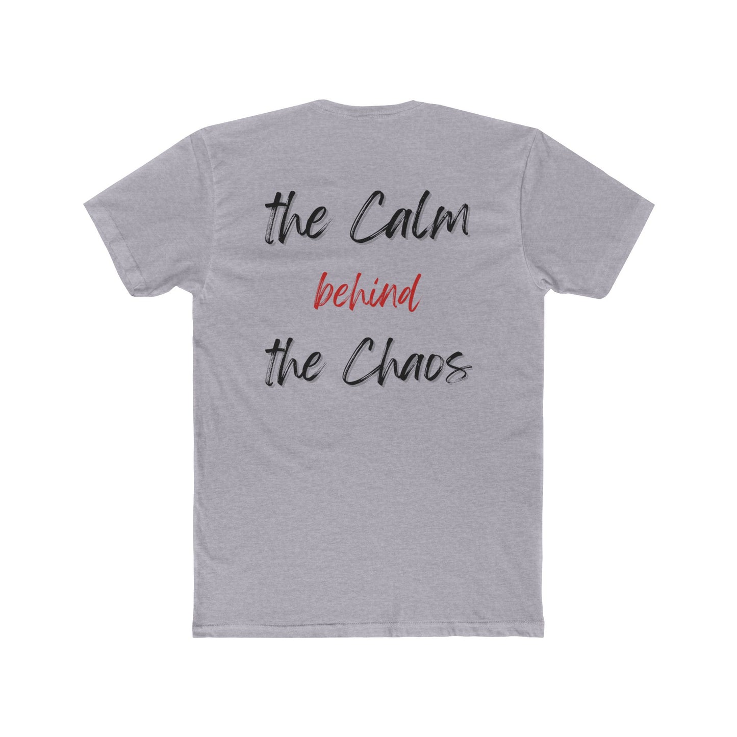 Calm Behind the Chaos – Thin Red Line Bow Tee