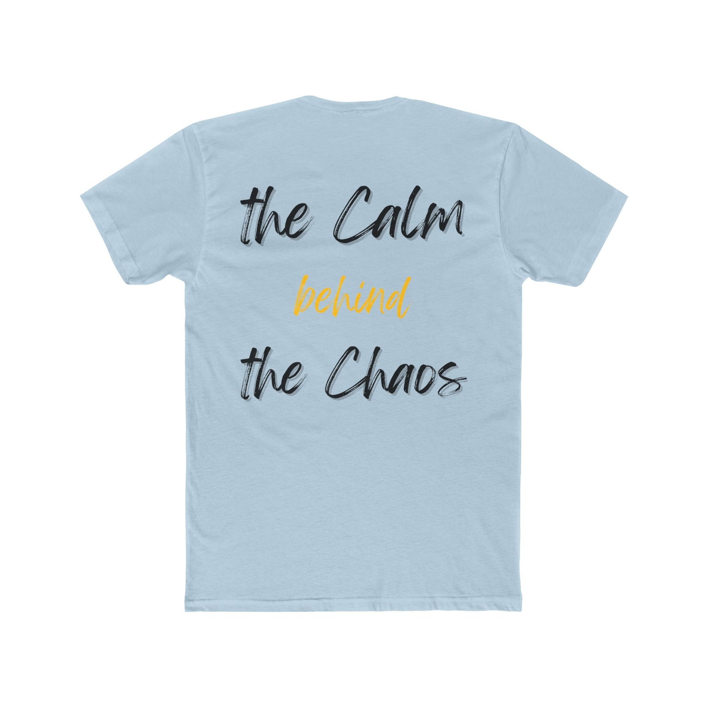 Calm Behind the Chaos – Next Level Thin Gold Line Bow Tee