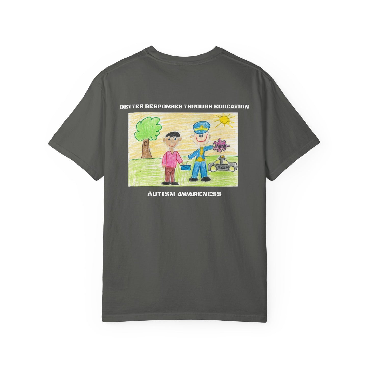 Autism Awareness - Better Response Through Education - Comfort Colors Shirt