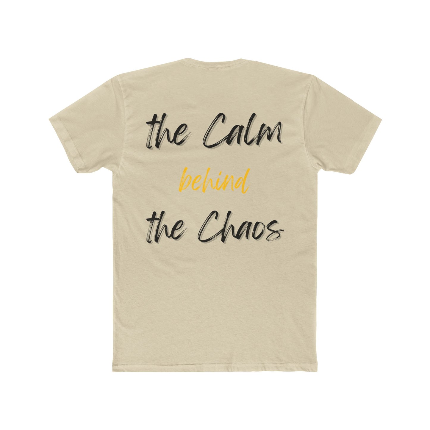 Calm Behind the Chaos – Next Level Thin Gold Line Bow Tee