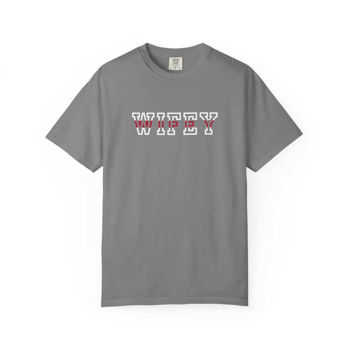Firefighter Wife Comfort Colors Shirt — Thin Red Line | HTL